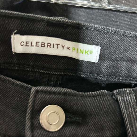 #034 Sz 5/27 Celebrity Pink Black Skinny Jeans Modern Fit - Picture 7 of 8
